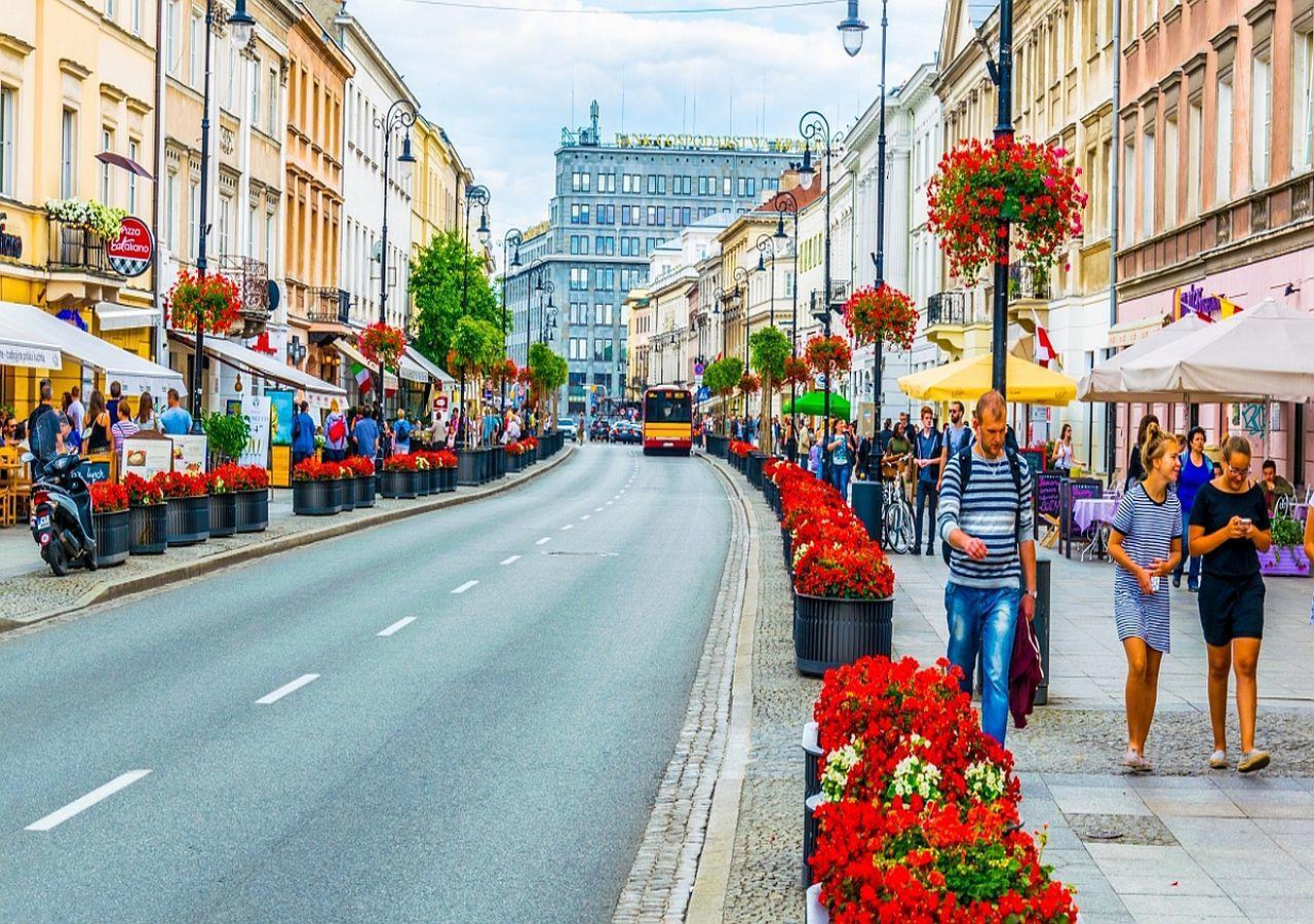 Elegant Apartment Warsaw Promenade Exterior foto